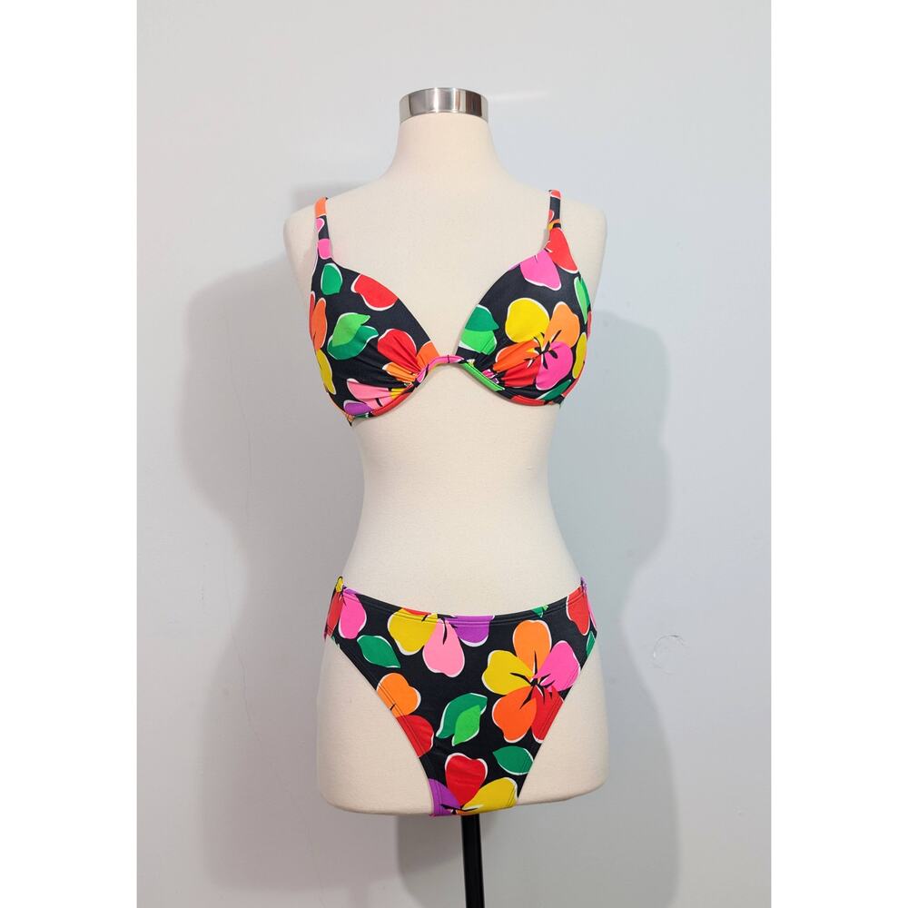 Catalina Neon Floral Bikini